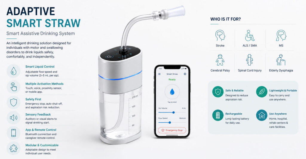 Smart Assistive Drinking System for Individuals with Motor and Swallowing Disorders product preview